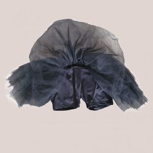 Black iloveplum Sutton Tulle Tutu Shorts 8Y